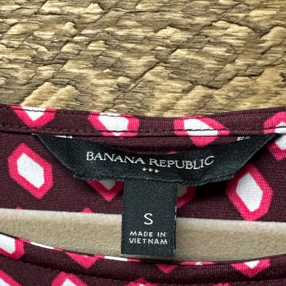 Banana Republic Sleeveless Belted Print Dress - Size Small - Picture 5 of 6